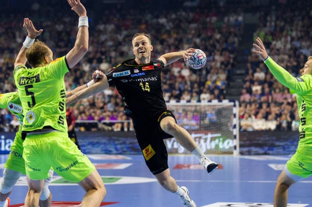 Omar Ingi MAGNUSSON SC Magdeburg, 14 scores a goal, Action, Goal throw GER, SC Magdeburg vs Fuechse Berlin, Handball, TruckScout24 EHF FINAL4 2026, Semi-final, Season 2025 2026, 13 06 2026, GER, SC Magdeburg vs Fuechse Berlin, Handball, TruckScout24 EHF FINAL4 2026, Semi-final, Season 2025 2026, 13 06 2026, Cologne Copyright: xEibnerxPressefoto OliverxSchmidtx EP_OST