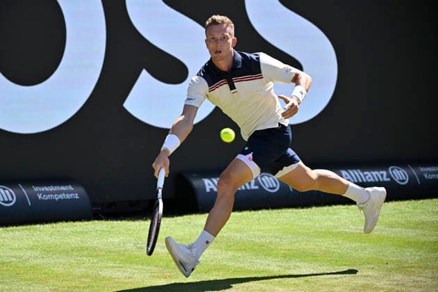 Jiri Lehecka CZE Action Tennis Men BOSS Open ATP 250 Stuttgart 2026 Weissenhof BOSS Open ATP 250 Stuttgart 2026