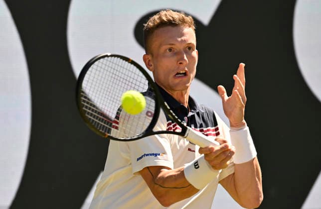 Jiri Lehecka CZE Action Tennis Men BOSS Open ATP 250 Stuttgart 2026 Weissenhof BOSS Open ATP 250 Stuttgart 2026