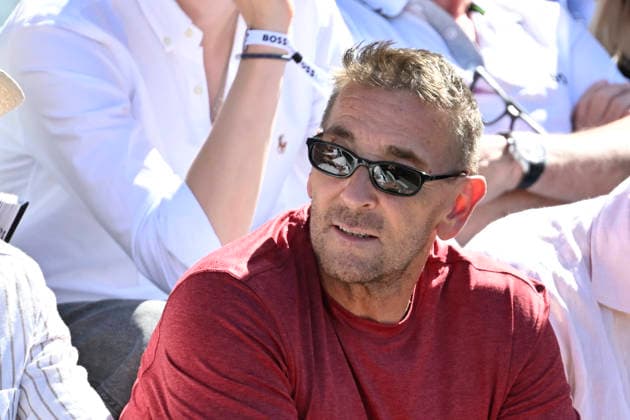 on the Tribuene Actor Mark Keller Tennis Men BOSS Open ATP 250 Stuttgart 2026 Weissenhof BOSS Open ATP 250 Stuttgart 2026