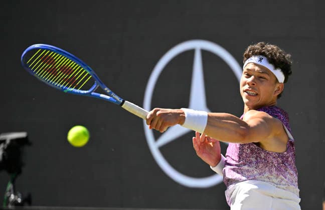 Ben Shelton USA Action Tennis Men BOSS Open ATP 250 Stuttgart 2026 Weissenhof BOSS Open ATP 250 Stuttgart 2026