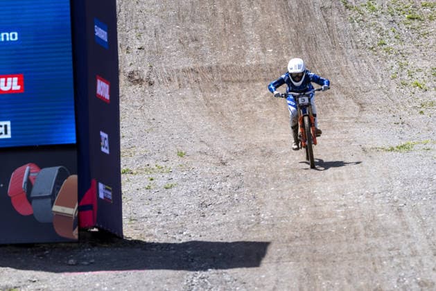 Whoop UCI Mountain Bike World Series Leogang Downhill FRENER Lina NORCO X ADIDAS RACE DIVISIONat Whoop UCI Mountain Bike World Series Leogang Downhill, 13 06 2026,in Leogang,AUT Photo Sebastian Sternemann