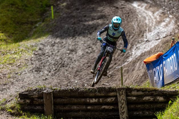 Whoop UCI Mountain Bike World Series Leogang Downhill DAVIS Oliver TREK UNBROKEN DHat Whoop UCI Mountain Bike World Series Leogang Downhill, 13 06 2026,in Leogang,AUT Photo Sebastian Sternemann