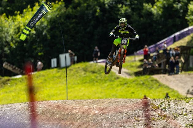 Whoop UCI Mountain Bike World Series Leogang Downhill COULANGES Benoit SCOTT DOWNHILL FACTORYat Whoop UCI Mountain Bike World Series Leogang Downhill, 13 06 2026,in Leogang,AUT Photo Sebastian Sternemann