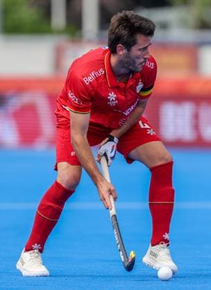 Belgium s Arthur Van Doren pictured in action during a hockey game between Belgian national team, Nationalteam Red Lions and Pakistan, Saturday 13 June 2026 in Ottignies-Louvain-la-Neuve, match 9 16 in the group stage of the men s FIH Pro League competition. VIRGINIExLEFOUR  x177508195x