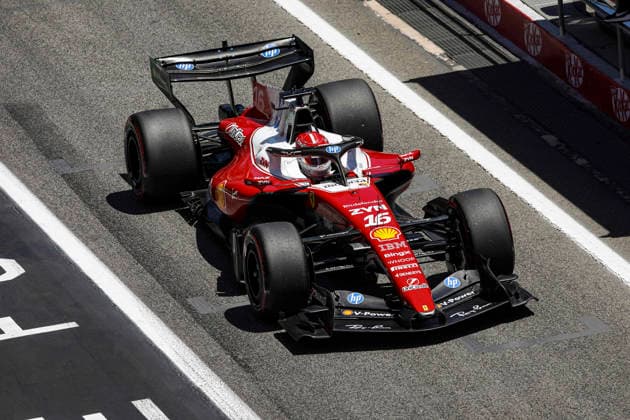 F1 - BARCELONA-CATALUNYA GRAND PRIX 2026 16 LECLERC Charles (mco), Scuderia Ferrari SF-26, action during the Formula 1 Barcelona-Catalunya Grand Prix 2026, 7th round of the 2026 Formula One World Championship, WM, Weltmeisterschaft from June 12 to 14, 2026 on the Circuit de Barcelona-Catalunya, in Montmelo, Spain - MontmeloSpain  Copyright: xXavixBonillax