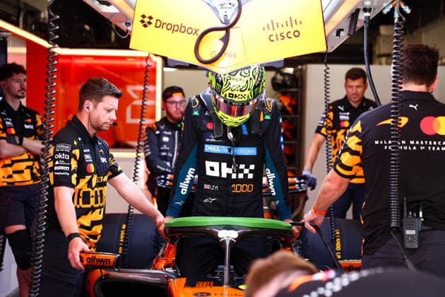 F1 - BARCELONA-CATALUNYA GRAND PRIX 2026 NORRIS Lando (gbr), McLaren F1 Team MCL40, portrait during the Formula 1 Barcelona-Catalunya Grand Prix 2026, 7th round of the 2026 Formula One World Championship, WM, Weltmeisterschaft from June 12 to 14, 2026 on the Circuit de Barcelona-Catalunya, in Montmelo, Spain - MontmeloSpain  Copyright: xDPPIx
