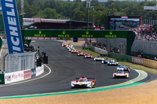 MOTORSPORTS - Endurance - WEC - 24 Hours of Le Mans Photo by IPA ABACAPRESS.COM85645144 - The 27 Aston Martin Vantage AMR LMGT3 of the Heart of Racing Team, driven by Ian JAMES (USA), Zack ROBICON (USA) and Mattia DRUDI (RSM), in action during the 94th 24 Hours of Le Mans, a round of the FIA World Endurance Championship, at the Circuit des 24 Heures du Mans on June 11, 2026, in Le Mans, France. during the WEC - 24 Hours of Le Mans, an endurance race in France, June 13, 2026 France France  Copyright: xIPAxSport ABACAx