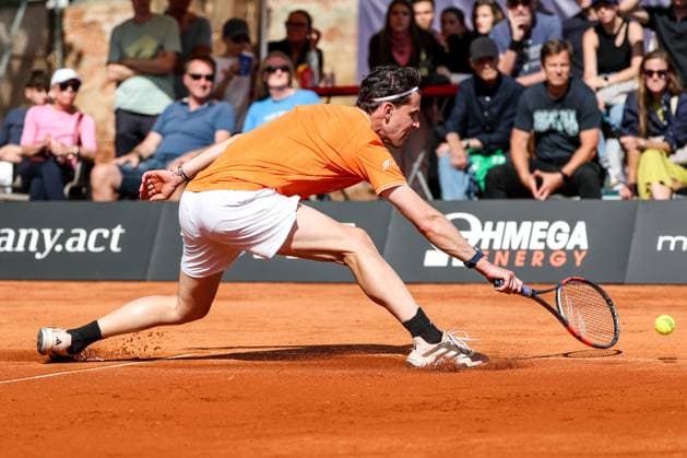 13.June. 2026 – TENNIS – Vienna Tennis Association (WTV) Final Four Dominic Thiem (AUT) defends against opponent VIENNA Better Tennis Center Alt Erlaa ,Vienna Vienna Better Tennis Center Alt Erlaa AUSTRIA