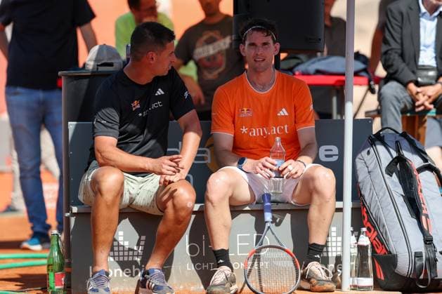 13.June. 2026 – TENNIS – Vienna Tennis Association (WTV) Final Four Dominic Thiem (AUT) rest moment VIENNA Better Tennis Center Alt Erlaa ,Vienna Vienna Better Tennis Center Alt Erlaa AUSTRIA