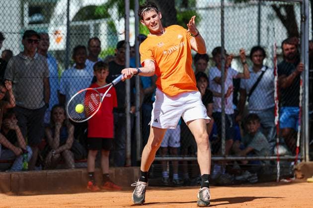 13.June. 2026 – TENNIS – Vienna Tennis Association (WTV) Final Four Dominic Thiem (AUT) plays during the match VIENNA Better Tennis Center Alt Erlaa ,Vienna Vienna Better Tennis Center Alt Erlaa AUSTRIA