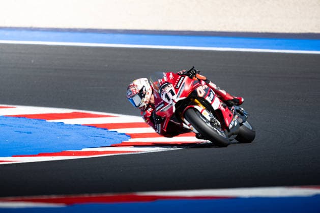 MOTORSPORTS - Superbike - Pirelli Emilia Romagna Round Photo by IPA ABACAPRESS.COM85646099 - Nicolo Bulega (ITA), winner of Race 1 of the SBK - SUPERBIKE Pirelli Emilia Romagna Round. At the Misano World Circuit Marco Simoncelli in Misano Adriatico, RN, Italy. On June 13, 2026. Italy Italy  Copyright: xIPAxSport ABACAx