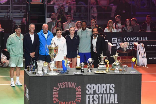 Simona Halep - Officialy retired from tennis Simona Halep during an event to celebrate officialy her retirement from tennis. The event took place in BT Arena, Cluj-Napoca, during the 7th edition of Sports Festival, 13 June 2026 Copyright: xAncaxTepeix