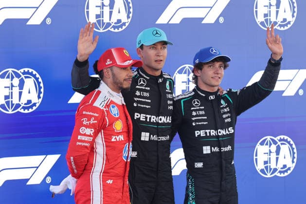 Formula 1, GP Catalunya in Barcelona, George Russell wins qualifying
