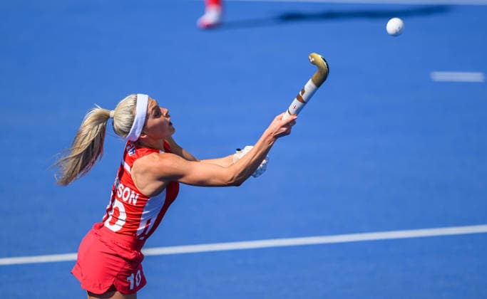 England Women v Germany Women Women s FIH Pro League Amy Thompson of England Women during the Women s FIH Pro League match at Lee Valley Hockey Tennis Centre, Stratford 13 06 2026 UK Newspapers OUT Copyright: xGraemexWilcocksonx FIL-23552-0007