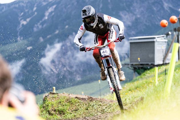 MOUNTAINBIKE - UCI MTB World Series LEOGANG,AUSTRIA,13.JUN.26 - CYCLING, MOUNTAIN BIKE - UCI Mountainbike World Cup, downhill. Image shows Tuhoto-Ariki Pene (NZL).  GEPAxpictures xJulioxArellano