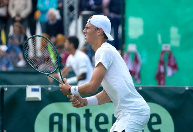 photo Tom GENTZSCH GER wins tennis tournament Terra Wortmann Cup qualifying round at Gerry Weber Sportpark in Halle Westfalen on Sat 13 06 2026