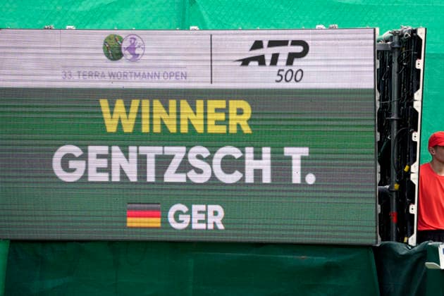 photo Tom GENTZSCH GER wins tennis tournament Terra Wortmann Cup qualifying round at Gerry Weber Sportpark in Halle Westfalen on Sat 13 06 2026