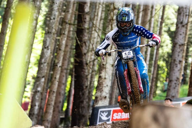 MOUNTAINBIKE - UCI MTB World Series LEOGANG,AUSTRIA,13.JUN.26 - CYCLING, MOUNTAIN BIKE - UCI Mountainbike World Cup, downhill. Image shows Ryan Pinkerton (USA).  GEPAxpictures xJulioxArellano