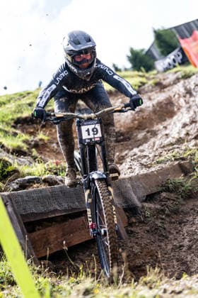 MOUNTAINBIKE - UCI MTB World Series LEOGANG,AUSTRIA,13.JUN.26 - CYCLING, MOUNTAIN BIKE - UCI Mountainbike World Cup, downhill. Image shows Dylan Maples (USA).  GEPAxpictures xJulioxArellano