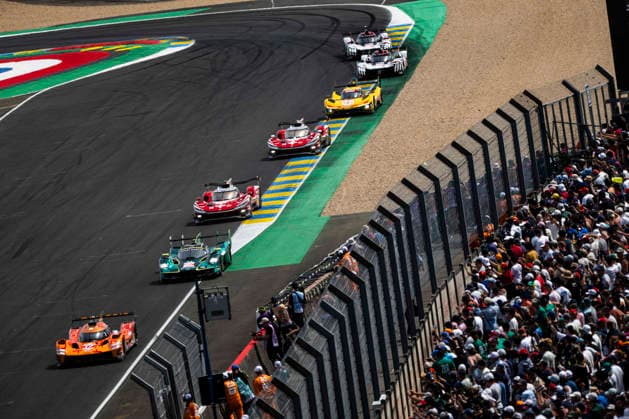 24 HEURES DU MANS 2026 - RACE - SATURDAY 17 LOTTERER AndrÃ (ger), DERANI Pipo (bra), JAUBERT Mathys (fra), Genesis Magma Racing, Genesis GMR-001 17, Hypercar, 007 TINCKNELL Harry (gbr), GAMBLE Tom (gbr), GUNN Ross (gbr), Aston Martin THOR Team, Aston Martin Valkyrie 007, Hypercar, 08 BUEMI SÃ bastien (swi), HARTLEY Brendon (nzl), HIRAKAWA Ryo (jpn), Toyota Racing, Toyota TR010 Hybrid 08, Hypercar, 07 CONWAY Mike (gbr), KOBAYASHI Kamui (jpn), DE VRIES Nyck (nld), Toyota Racing, Toyota TR010 Hybrid 07, Hypercar, action during the 24 Hours of Le Mans 2026, 3rd round of the 2026 FIA World Endurance Championship, on June 13, 2026 on the Circuit des 24 Heures du Mans in Le Mans, France - Le MansFrance  Copyright: xCharlyxLopezx