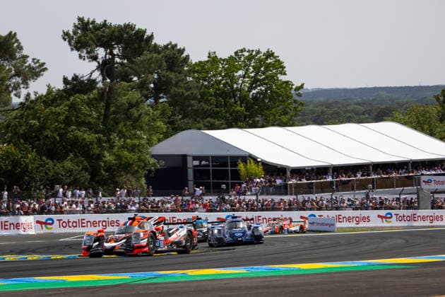 24 HEURES DU MANS 2026 - RACE - SATURDAY 23 NEWELL Gray (usa), BARRICHELLO Eduardo (bra), ADAM Jonny (gbr), Heart of Racing Team, Aston Martin Vantage AMR LMGT3 23, LM GT3, action during the 24 Hours of Le Mans 2026, 3rd round of the 2026 FIA World Endurance Championship, on June 13, 2026 on the Circuit des 24 Heures du Mans in Le Mans, France - Le MansFrance  Copyright: xJULIENxDELFOSSEx