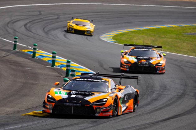 24 HEURES DU MANS 2026 - RACE - SATURDAY 10 AU Antares (hkg), FLEMING Thomas (gbr), KIRCHHOFER Marvin (ger), Garage 59, McLaren 720S LMGT3 Evo 10, LM GT3, action during the 24 Hours of Le Mans 2026, 3rd round of the 2026 FIA World Endurance Championship, on June 13, 2026 on the Circuit des 24 Heures du Mans in Le Mans, France - Le MansFrance  Copyright: xJULIENxDELFOSSEx