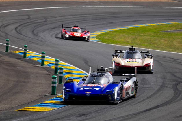 24 HEURES DU MANS 2026 - RACE - SATURDAY 101 TAYLOR Ricky (usa), TAYLOR Jordan (usa), ALBUQUERQUE Filipe (prt), Cadillac WTR, Cadillac V-Series.R 101, Hypercar, action during the 24 Hours of Le Mans 2026, 3rd round of the 2026 FIA World Endurance Championship, on June 13, 2026 on the Circuit des 24 Heures du Mans in Le Mans, France - Le MansFrance  Copyright: xJULIENxDELFOSSEx