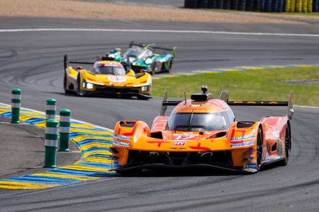 24 HEURES DU MANS 2026 - RACE - SATURDAY 17 LOTTERER AndrÃ (ger), DERANI Pipo (bra), JAUBERT Mathys (fra), Genesis Magma Racing, Genesis GMR-001 17, Hypercar, action during the 24 Hours of Le Mans 2026, 3rd round of the 2026 FIA World Endurance Championship, on June 13, 2026 on the Circuit des 24 Heures du Mans in Le Mans, France - Le MansFrance  Copyright: xJULIENxDELFOSSEx