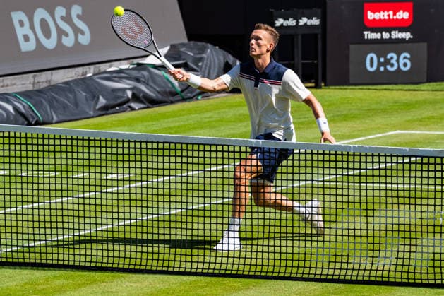 Stuttgart, GERMANY - June 13: Jiri Lehecka (CZE) during the Singles Match between Ben Shelton (USA) vs. Jiri Lehecka (CZE) at BOSS OPEN 2026, Tennisanlage Weissenhof on June 13, 2026 in Stuttgart, Germany. Baden-Württemberg Germany Copyright: xTimoxSteinx