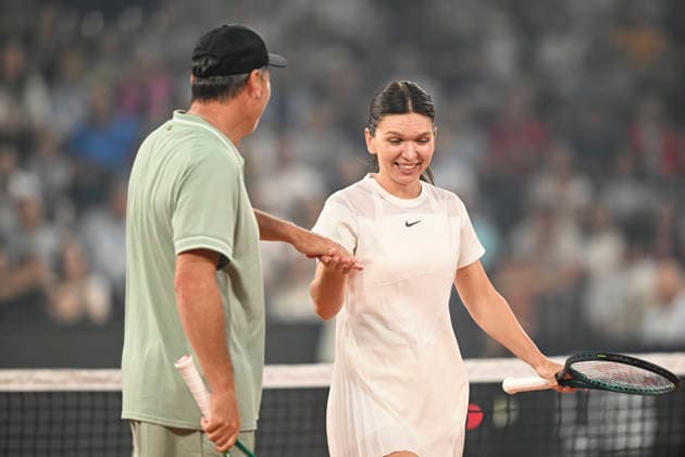 Simona Halep - Officialy retired from tennis Simona Halep during an event to celebrate officialy her retirement from tennis. The event took place in BT Arena, Cluj-Napoca, during the 7th edition of Sports Festival, 13 June 2026 Copyright: xAncaxTepeix