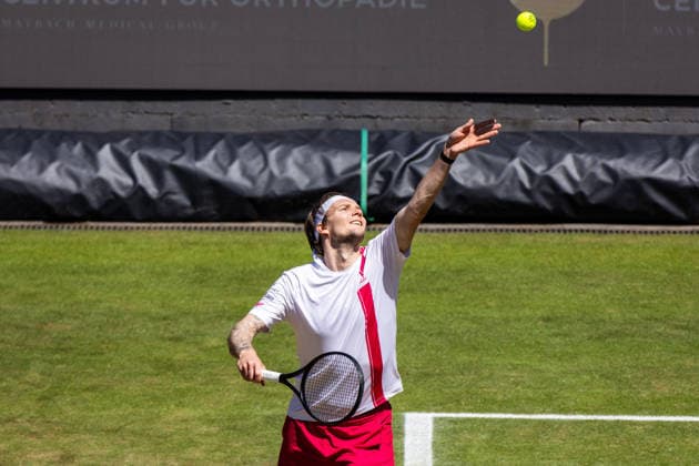 13 06 26 Boss Open Stuttgart Germany, Stuttgart, 13 06 2026, Tennis, Boss Open Stuttgart Alexander Bublik Kazakhstan