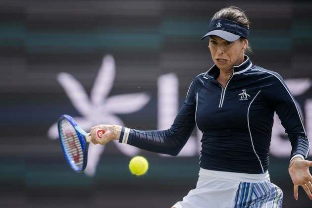 S-HERTOGENBOSCH, NETHERLANDS - JUNE 13: Ajla Tomljanovic of Australia plays a forehand against Robin Montgomery of the United States during their WTA, Tennis Damen Singles Semifinal match at the LibÃ ma Open on June 13, 2026 at Autotron s-Hertogenbosch in s-Hertogenbosch, Netherlands. Credit: Andy Astfalck NurPhoto Netherlands Copyright: xAndyxAstfalckx