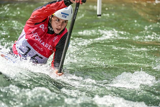 ICF Canoe Slalom World Cup 13 06 2026, Ice Canal, Augsburg Marta Bertoncelli ITA , Augsburg, 13 06 2026 Canoe World Cup, Slalom K1, Augsburg, Ice Canal Copyright: xBEAUTIFULxSPORTS Märklx