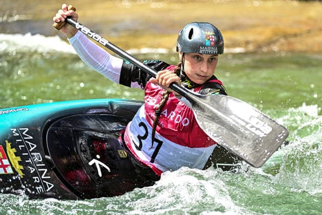 ICF Canoe Slalom World Cup 13 06 2026, Ice Canal, Augsburg Elena Micozzi ITA , Augsburg, 13 06 2026 Canoe World Cup, Slalom K1, Augsburg, Ice Canal Copyright: xBEAUTIFULxSPORTS Märklx