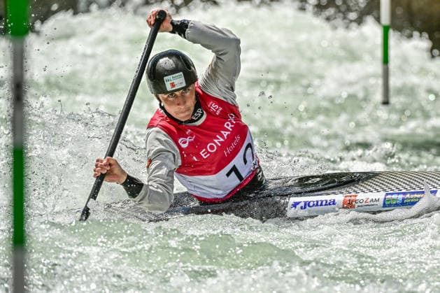 ICF Canoe Slalom World Cup 13 06 2026, Ice Channel, Augsburg Nuria Vilarrubla ESP , Augsburg, 13 06 2026 Canoe World Cup, Slalom K1, Augsburg, Ice Channel Copyright: xBEAUTIFULxSPORTS Märklx
