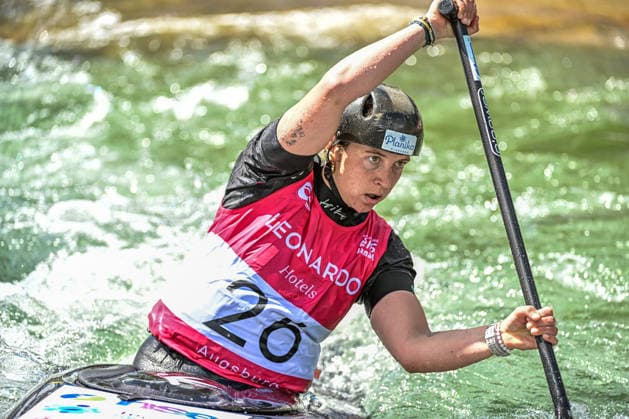 ICF Canoe Slalom World Cup 13 06 2026, Eis Kanal, Augsburg Alja Kozorog SLO , Augsburg, 13 06 2026 Canoe World Cup, Slalom K1, Augsburg, Eis Kanal Copyright: xBEAUTIFULxSPORTS Märklx