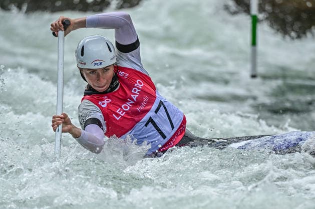 ICF Canoe Slalom World Cup 13 06 2026, Ice Canal, Augsburg Klaudia Zwolinska POL , Augsburg, 13 06 2026 Canoe World Cup, Slalom K1, Augsburg, Ice Canal Copyright: xBEAUTIFULxSPORTS Märklx