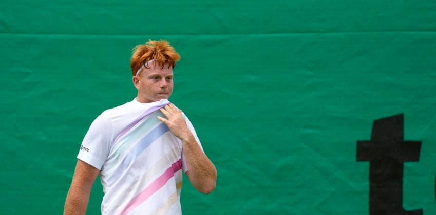 photo Jamie McKenzie GER loses in 3 sets Tennis Tournament Terra Wortmann Cup Qualification Round at Gerry Weber Sportpark in Halle Westfalen on Sat 13 06 2026