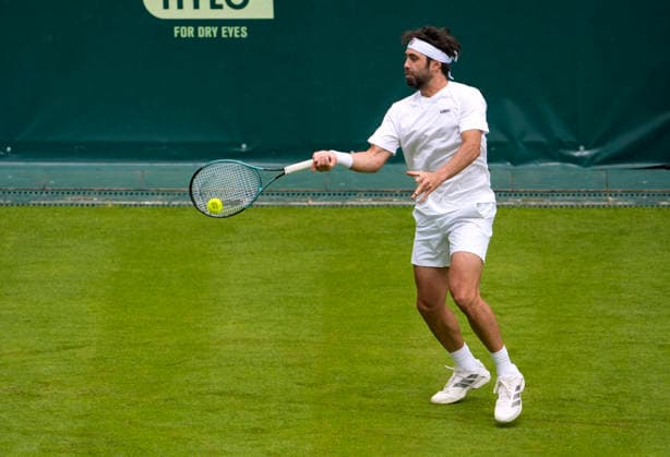 photo Nikoloz Basilashvili GEO Tennis Tournament Terra Wortmann Cup Qualification Round at Gerry Weber Sportpark in Halle Westfalen on Sat 13 06 2026