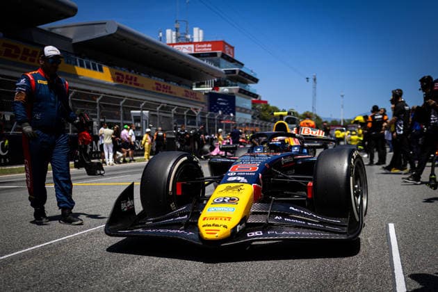 AUTO - FORMULA 2 2026 - BARCELONA 06 TSOLOV Nikola (bul), Campos Racing, Dallara F2 2024, action during the 5th round of the 2026 FIA Formula 2 Championship from June 12 to 14, 2026 on the Circuit de Barcelona-Catalunya, in Montmelo, Spain - MontmeloSpain  Copyright: xXavixBonillax