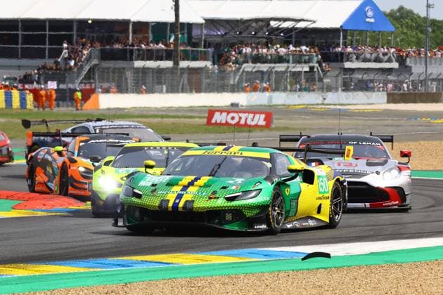 Automobile 24 Heures du Mans PHOTOPQR LE COURRIER PICARD Haslin ; Le Mans ; 13 06 2026 ; 13 06 26 Automobile 24 Heures du Mans - Ferrari 296 LMGT3 Lilou Wadoux - Custodio Toledo - Riccardo Agostini Photo Fred Haslin Le Mans, France, june 13th 2026 24 Hours of Le Mans Le Mans 72 France  Copyright: xPHOTOPQR LExCOURRIERxPICARD MAXPxHaslinx 20260613LCP8766 20260613LCP8766