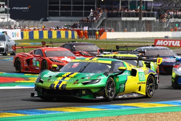 Automobile 24 Heures du Mans PHOTOPQR LE COURRIER PICARD Haslin ; Le Mans ; 13 06 2026 ; 13 06 26 Automobile 24 Heures du Mans - Ferrari 296 LMGT3 Lilou Wadoux - Custodio Toledo - Riccardo Agostini Photo Fred Haslin Le Mans, France, june 13th 2026 24 Hours of Le Mans Le Mans 72 France  Copyright: xPHOTOPQR LExCOURRIERxPICARD MAXPxHaslinx 20260613LCP8768 20260613LCP8768