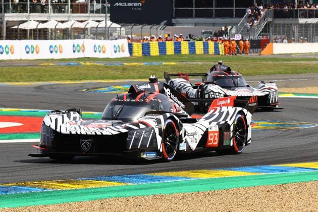 Automobile 24 Heures du Mans PHOTOPQR LE COURRIER PICARD Haslin ; Le Mans ; 13 06 2026 ; 13 06 26 Automobile 24 Heures du Mans - PEUGEOT 9X8 N°93 Di Resta - Vandoorne - Cassidy et N°94 Duval - Jokobsen - Pourchaire Photo Fred Haslin Le Mans, France, june 13th 2026 24 Hours of Le Mans Le Mans 72 France  Copyright: xPHOTOPQR LExCOURRIERxPICARD MAXPxHaslinx 20260613LCP8785 20260613LCP8785