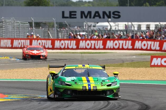 Automobile 24 Heures du Mans PHOTOPQR LE COURRIER PICARD Haslin ; Le Mans ; 13 06 2026 ; 13 06 26 Automobile 24 Heures du Mans - Ferrari 296 LMGT3 Lilou Wadoux - Custodio Toledo - Riccardo Agostini Photo Fred Haslin Le Mans, France, june 13th 2026 24 Hours of Le Mans Le Mans 72 France  Copyright: xPHOTOPQR LExCOURRIERxPICARD MAXPxHaslinx 20260613LCP8792 20260613LCP8792