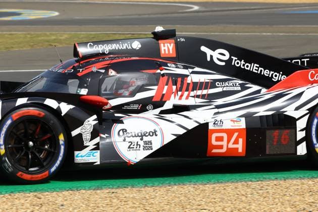 Automobile 24 Heures du Mans PHOTOPQR LE COURRIER PICARD Haslin ; Le Mans ; 13 06 2026 ; 13 06 26 Automobile 24 Heures du Mans - PEUGEOT 9X8 N°94 Loic Duval au volant Photo Fred Haslin Le Mans, France, june 13th 2026 24 Hours of Le Mans Le Mans 72 France  Copyright: xPHOTOPQR LExCOURRIERxPICARD MAXPxHaslinx 20260613LCP8811 20260613LCP8811