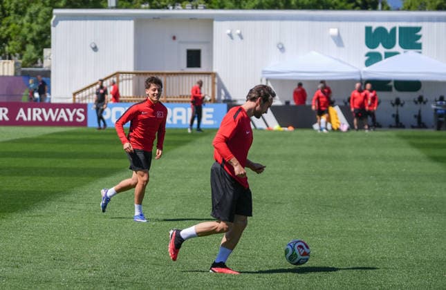 Ahead of Turkiye v Canada - 2026 FIFA World Cup, WM, Weltmeisterschaft, Fussball VANCOUVER, CANADA - JUNE 13: Arda Guler of Turkiye is seen during the final training session ahead of their opening match against Australia in the 2026 FIFA World Cup, scheduled for tomorrow, in Vancouver, Canada on June 13, 2026. Ercin Erturk Anadolu Vancouver Canada. Editorial use only. Please get in touch for any other usage.  Copyright: x2026xAnadoluxErcinxErturkx