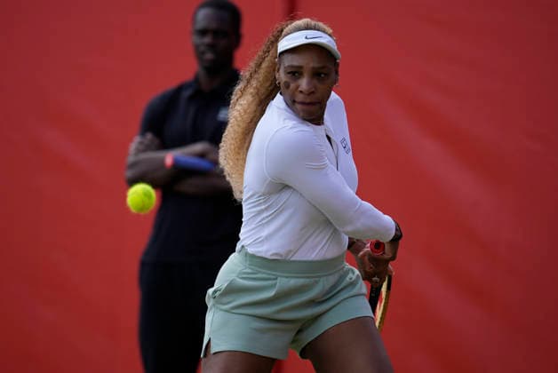HSBC Championships - Day Six Serena Williams of the United States during an early morning practice session on Day 6 of The HSBC Championships 2026 women s tennis tournament at The Queen s Club in London, England, on June 13, 2026. London Greater London United Kingdom  Copyright: xOwenxHammondx originalFilename:hammond-thehsbcc260613_npksm.jpg