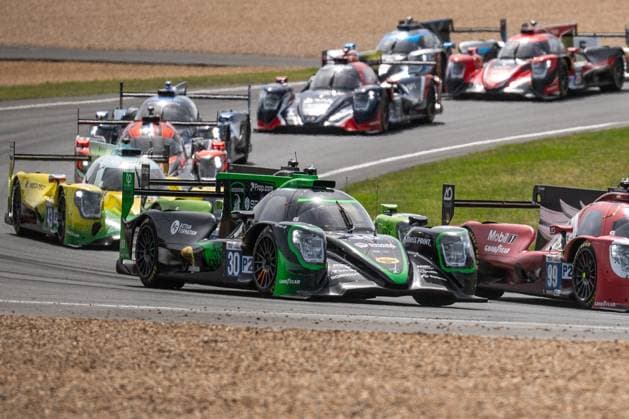 24h du Mans Jour 9 PHOTOPQR OUEST FRANCE Guillaume Saligot Ouest-France ; Le Mans ; 13 06 2026 ; La Duqueine Team 30 ( LMP2 ), pilotée par Doriane PIN , Julien ANDLAUER et Richard VERSCHOOR dabs le paquet au départ lors du samedi de course de la 94e édition des 24h du Mans Auto 24 Heures du Mans Auto , course automobile comptant pour le championnat du monde d endurance , à Le Mans ( Sarthe ), le 13 juin 2026 . Photo : Guillaume Saligot Ouest-France Le Mans, France, june 13th 2026 24 Hours of Le Mans Le Mans France  Copyright: xPHOTOPQR OUESTxFRANCE MAXPPPxGuillaumexSaligotx xOuest-Francex 20260613OFR8865 20260613OFR8865