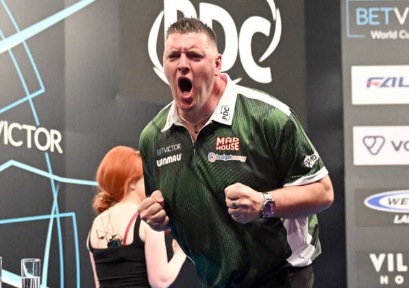 13 06 2026, xhbx, Dart World Cup of Darts 2026, v l Daryl Gurney Northern Ireland DFL DFB REGULATIONS PROHIBIT ANY USE OF PHOTOGRAPHS as IMAGE SEQUENCES and or QUASI VIDEO Frankfurt